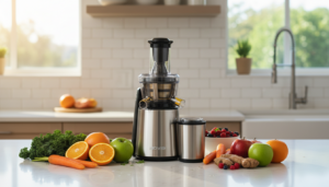 Mehr über den Artikel erfahren Der perfekte Sonntagssaft: Entspannung mit dem Novis VitaJuicer